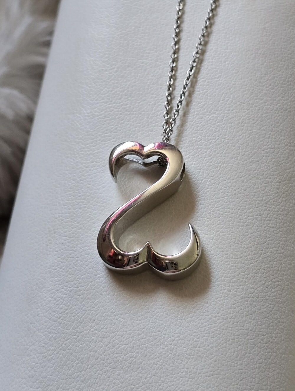 Kay jewelers Jane Seymour Large open heart pendant necklace sterling silver